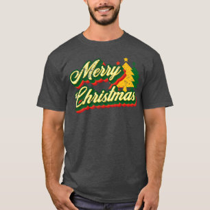 Frohe Weihnachten Vintage Retro Familie Matching C T-Shirt