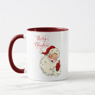 Frohe Weihnachten Vintage Santa Familie Ho Ho Urla Tasse
