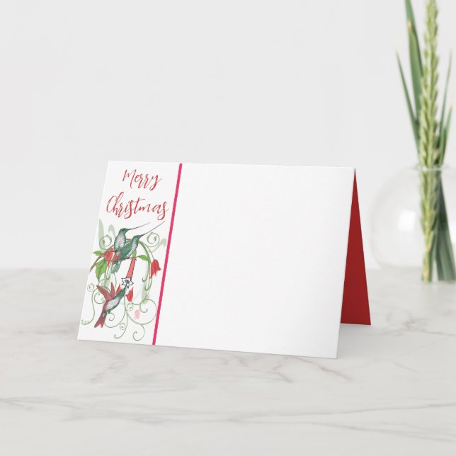 Frohe Weihnachten Vintage Vögel Ihr Foto (Vorderseite)