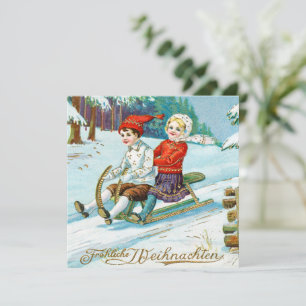 Frohe Weihnachten Vintager Urlaub
