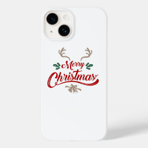 Frohe Weihnachten Vintages Design   Rot und Grün Case-Mate iPhone 14 Hülle