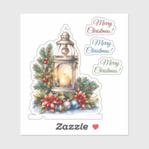 Frohe Weihnachten Vinyl Sticker