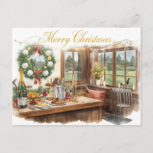 Frohe Weihnachten vom Golfplatz-Clubhaus