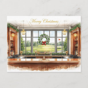 Frohe Weihnachten vom Golfplatz-Clubhaus