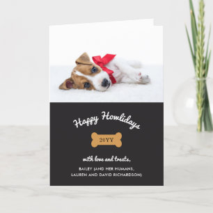 Frohe Weihnachten vom Hund   Kohle mit Foto