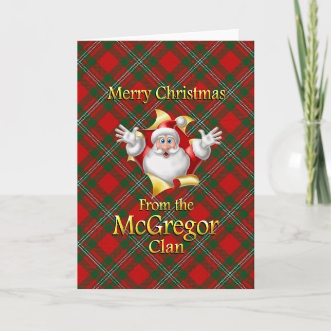 Frohe Weihnachten vom McGregor Clan (Vorderseite)