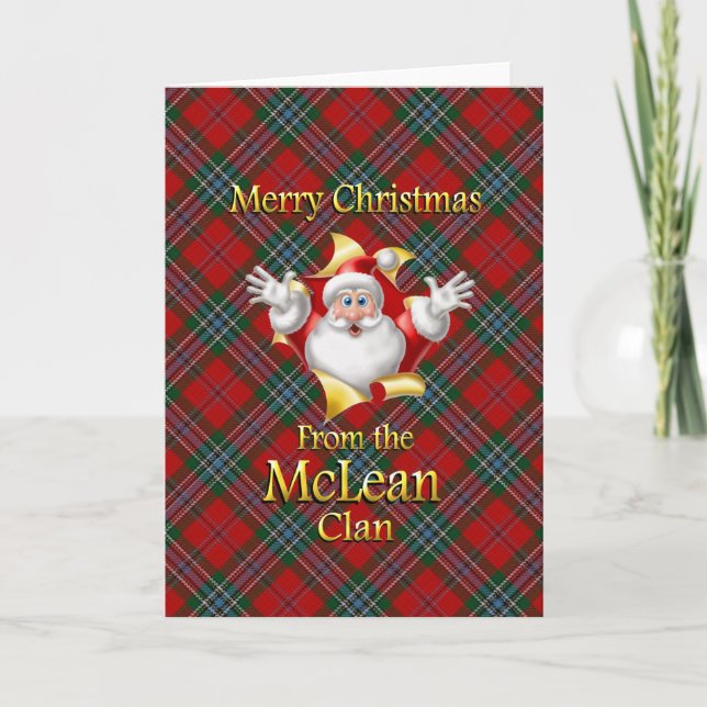 Frohe Weihnachten vom McLean Clan (Vorderseite)