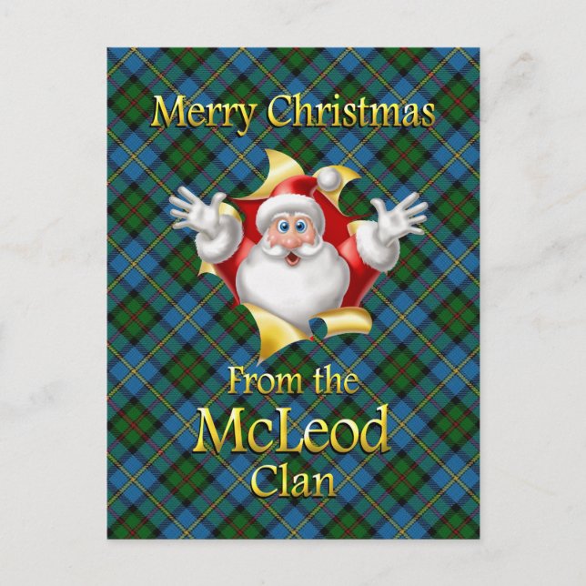 Frohe Weihnachten vom McLeod Clan (Vorderseite)