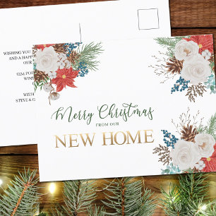 Frohe Weihnachten vom neuen Zuhause mit Weihnachts