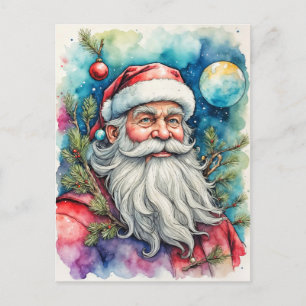 Frohe Weihnachten vom Weihnachtsmann Postkarte