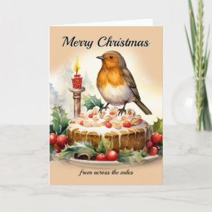 Frohe Weihnachten von Across the Miles Robin Dankeskarte