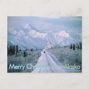 Frohe Weihnachten von Alaska Postcard
