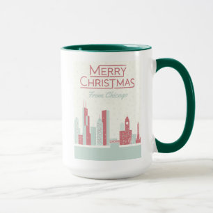 Frohe Weihnachten von Chicago Tasse