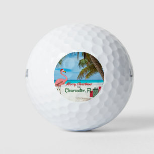 Frohe Weihnachten von Clearwater, FL Golfball