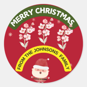 "Frohe Weihnachten von den Johnsons Family Sticker