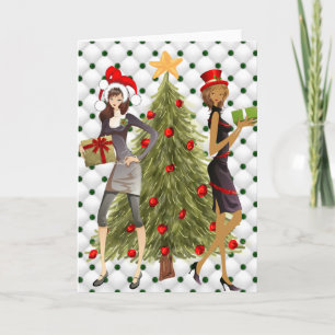 Frohe Weihnachten von den Mädchen