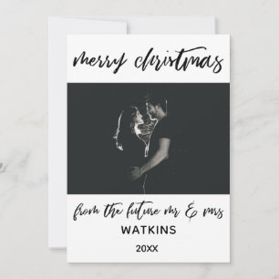 Frohe Weihnachten von den zukünftigen Herrn und Fr