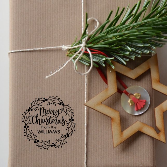 Frohe Weihnachten von der (Brauch-)Familie, Gummistempel (Von Creator hochgeladen)