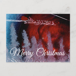 Frohe Weihnachten von der Weihnachtskarte Postkarte