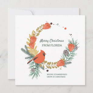 Frohe Weihnachten von Florida Strawberry Wreath
