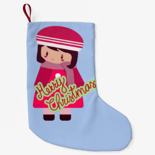 Frohe Weihnachten von Ihren Girl-Strümpfen Kleiner Weihnachtsstrumpf