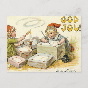 Frohe Weihnachten von Jenny Nystrom Postkarte