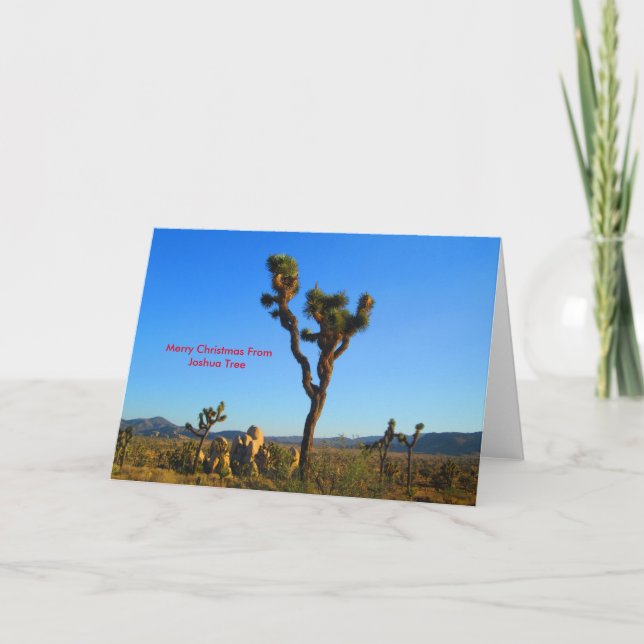 Frohe Weihnachten von Joshua Tree (Vorderseite)