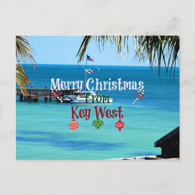 Frohe Weihnachten von Key West (Vorderseite)