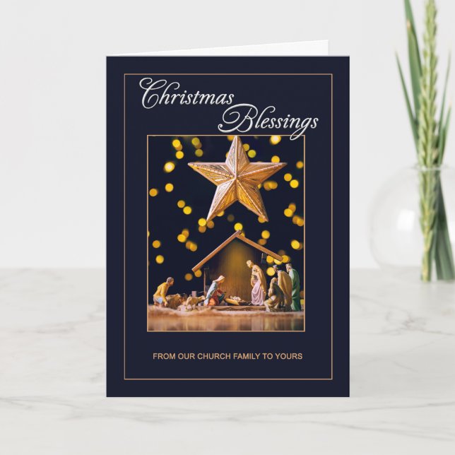Frohe Weihnachten von Kirchenleitern an Mitglieder (Vorderseite)
