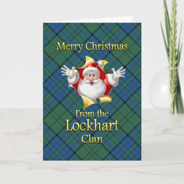 Frohe Weihnachten von Lockhart Clan (Vorderseite)