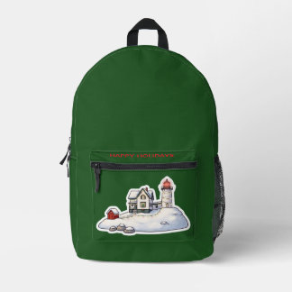 FROHE WEIHNACHTEN von MAINE, NUBBLE LIGHT  Bedruckter Rucksack