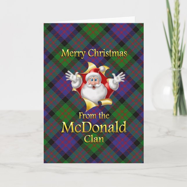 Frohe Weihnachten von McDonald Clan (Vorderseite)