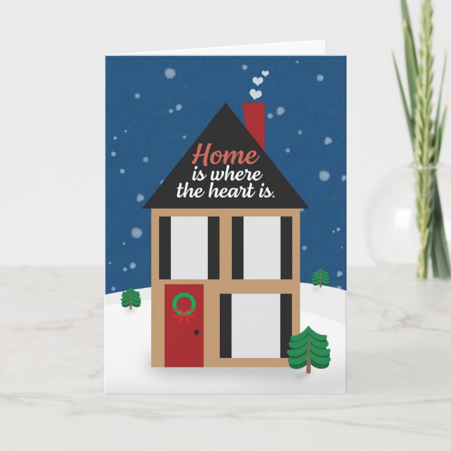 Frohe Weihnachten von Realtor Snowy House (Vorderseite)