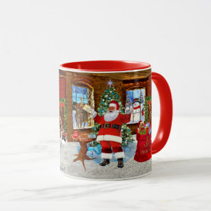 Frohe Weihnachten von Santa Claus Tasse