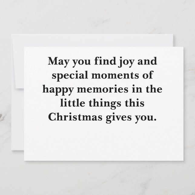 Frohe Weihnachten von Santa Dankeskarte (Rückseite)