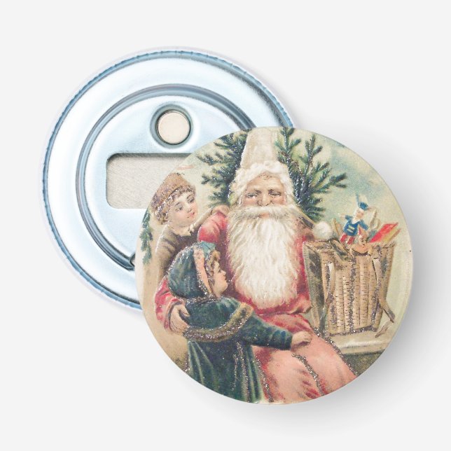 Frohe Weihnachten von Santa Flaschenöffner (Vorderseite)