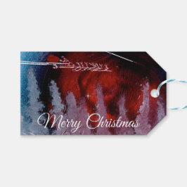 Frohe Weihnachten von Santa Geschenkanhänger