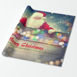 Frohe Weihnachten von Santa Geschenkpapier