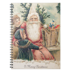 Frohe Weihnachten von Santa Notizblock