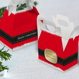 Frohe Weihnachten von Santa Red Geschenkschachtel