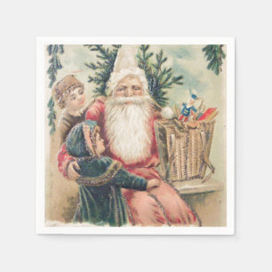 Frohe Weihnachten von Santa Serviette