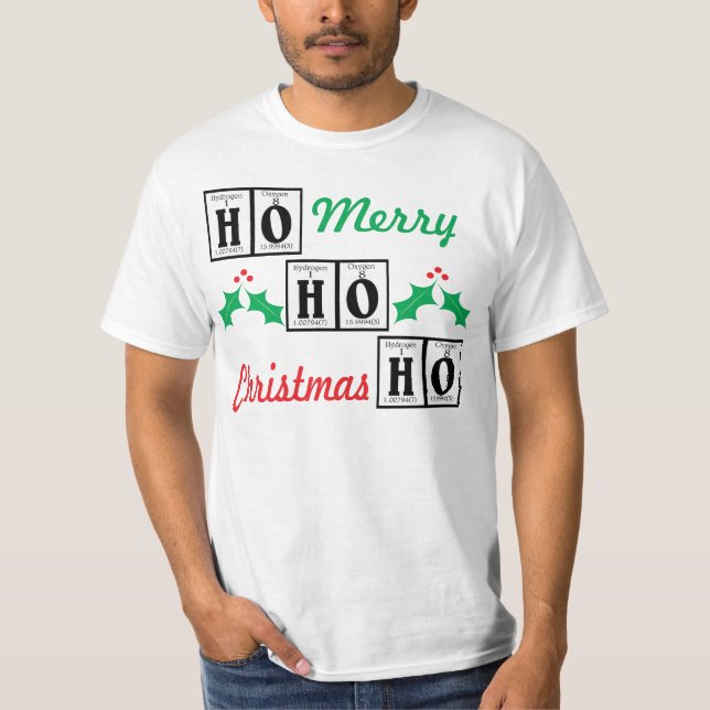 Frohe Weihnachten von SANTA. T-Shirt (Vorderseite)