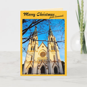 Frohe Weihnachten von Savannah Kathedrale St. John