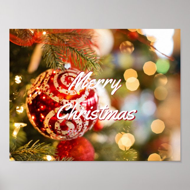 Frohe Weihnachten von Storeman Poster (Vorne)