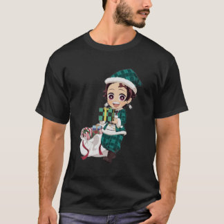 Frohe Weihnachten von Tanjiro Kamado Demon Slayer  T-Shirt