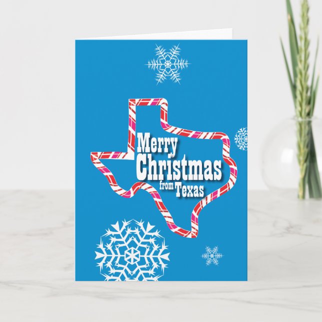 Frohe Weihnachten von Texas (Vorderseite)