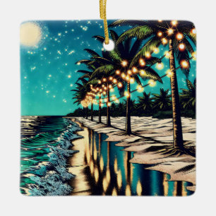 Frohe Weihnachten von uns Snowbirds Keramikornament