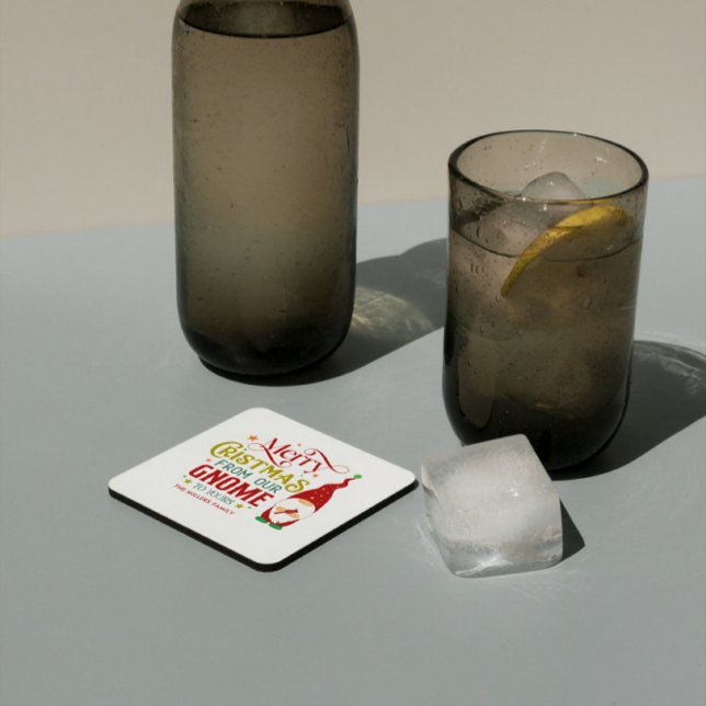 Frohe Weihnachten von unserem Genom zu deinen Rechteckiger Pappuntersetzer (Von Creator hochgeladen)