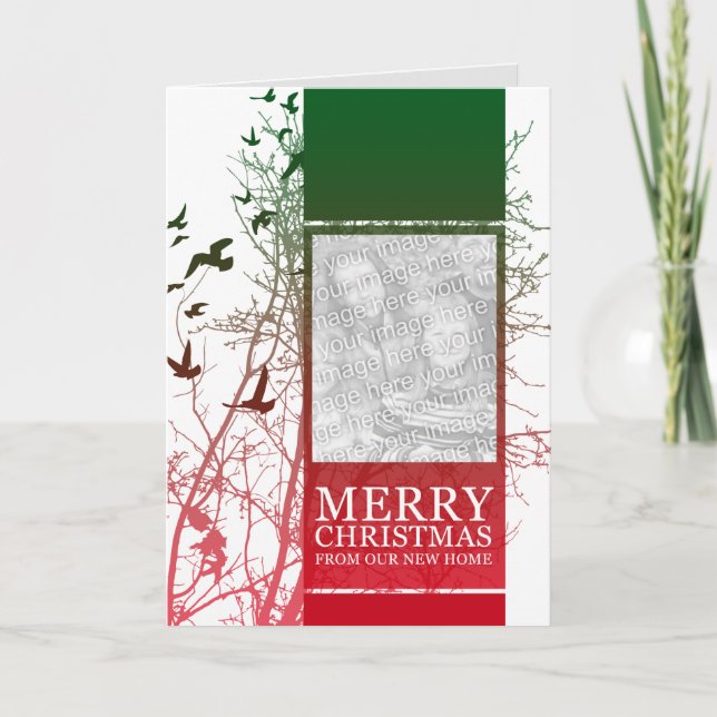 frohe Weihnachten von unserem neuen Zuhause (Vorderseite)