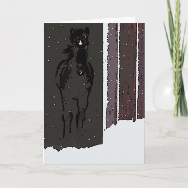 Frohe Weihnachten von unserem Stall zu Ihrem (Vorderseite)